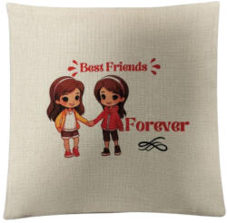  Best Friends-vászon párnahuzat