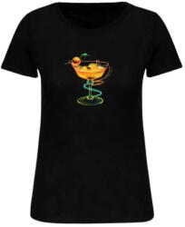 Kariban Narancs koktél-női póló
