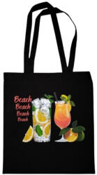  Beach-fekete vászontáska