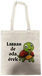  Lassan de oda érek-fehér vászontáska