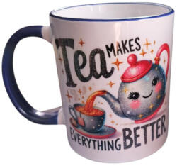  Tea Makes-fehér/kék bögre