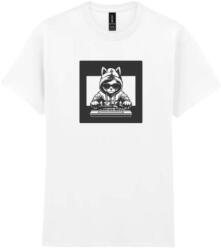 Gildan DJ Macska-férfi/Unisex póló