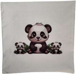  Panda-félszatén párnahuzat