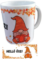  Helló ősz! Manó-fehér bögre