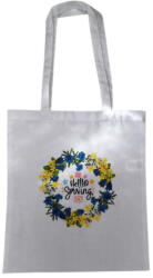  Tavasz-fehér vászontáska