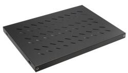 Equip Rackszekrény kiegészítő - EZVS-19-1-35-B (Fix polc, 19", 1U, Mélység: 350mm, fekete) (EZVS-19-1-35-B) - pcx