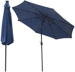 Saska Garden Kerti Napernyő Led Világítással 300Cm Sötétkék