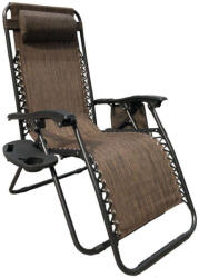 Saska Garden összecsukható multifunkciós kerti szék 175x52/65x107cmy barna