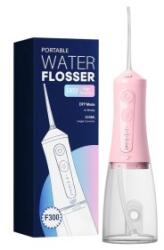 JTF Irigator Bucal JTF F300, 9 Duze, Cablu Reincarcare, fara Lampa UV, Roz (SMT-1666) Irigator oral