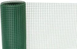 Strend Pro Garden Műanyag kerítésháló, Strend Pro Garden Economy 5, zöld, 100 cm x 10 m, szemméret: 10 x 10 mm, 300 g/m2, négyzetrács, 100 % műanyag (TC431454)