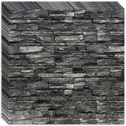 HOZRO öntapadós 3D tapéta szett, téglautánzat modell, 86, 24 négyzetméter alapterületű, modern dizájn, nagyon könnyen felszerelhető, Szürke kő, 160 x (TAPET23-160BUC)