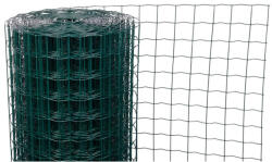 Strend Pro Garden Ponthegesztett háló, Strend Pro Garden Europlast 3, sötétzöld, 125 cm x 25 m, rácsméret: 50 x 50 mm, drótvastagság: 2, 2 mm, PVC bevonatos, négyzetrács (TC431292)