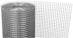Strend Pro Garden Ponthegesztett háló, Strend Pro Garden ZN, ezüst, 100 cm x 25 m, rácsméret: 6 x 6 mm, drótvastagság: 0, 8 mm, horganyzott, négyzetrács (TC431462)