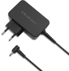 Qoltec Töltő Asus Ultrabookhoz kábellel, Qoltec, 52391, Teljesítmény: 45W, Kimeneti feszültség: 19V, Kimeneti áram: 2.37A, Csatlakozó: 4.0 * 1.35 mm, 90 x 75 x 30 mm, Fekete (52391)