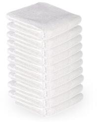 Activeshop 10 db Activeshop mikroszálas törülköző készlet, 40x73 cm, fehér (104129)