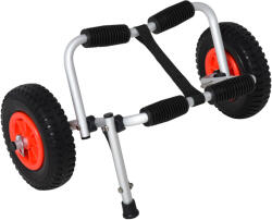 Homcom Kajak Szállítókocsi, Összecsukható Alumínium Kenu Szállítókocsi Csúszásmentes Védelemmel