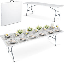 Plonos Összecsukható kerti asztal 244 cm Plonos fehér (440100)