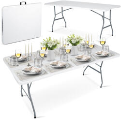 Plonos Összecsukható kerti asztal 180 cm Plonos fehér (440000)