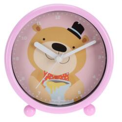 Home Styling Collection Gyerekszobai óra, Ø 10 cm - rózsaszín (yp7001150-bear)