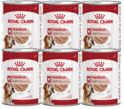 Royal Canin ROYAL CANIN® Medium Ageing 7+ 6x410 g nedves eledel, pástétom, 7 évnél idősebb, közepes testű kutyák számára