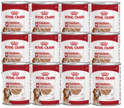 Royal Canin ROYAL CANIN® Medium Adult 12x410 g nedves eledel, pástétom felnőtt kutyáknak, közepes testű fajtáknak