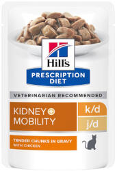 Hill's Prescription Diet k/d + Mobility macskaeledel 12*85gramm