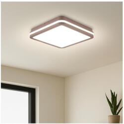 Brilagi Brilagi-LED kültéri lámpatest mozgásérzékelővel BENE LED/24W/230V 26x26 cm barna IP54 BRI738 (BG3865)