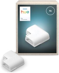 Philips 4 darabos sarokcsatlakozó készlet Philips Hue Flux LED szalagokhoz, Műanyag, Fehér