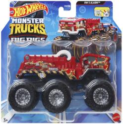 Mattel Hot Wheels Monster Trucks: Big Rigs HW 5 Alarm hatkerekű járgány 1: 64 - Mattel (HWN86/HWN94) - jatekshop
