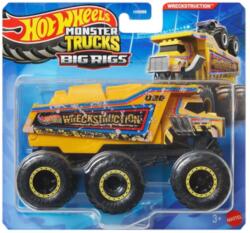Mattel Hot Wheels Monster Trucks: Wreckstruction hatkerekű vontató kisautó 1/64 - Mattel (HWN86/JHY77) - jatekshop