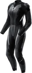 Rebelhorn Costum de motocicletă din piele pentru femei, format din două piese, Rebelhorn Diva RS, negru-alb (PBRH-DIVA-RS-KOMBI-WOMEN-14)