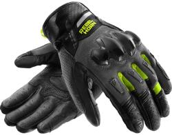 Rebelhorn Mănuși de motocicletă Rebelhorn Defender negru-gri-galben fluo (PBRH-GLV-DEFENDER_27)