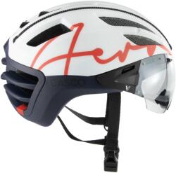CASCO SPEEDAIRO fehér/kék/piros M (54-59cm) sisak (04.2568.M)