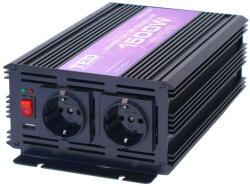 TED Electric Convertor de la 12V la 230V 1500W unda sinusoidala modificata - TED007056 (A0116828)