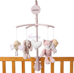 Nattou zenélő-forgó plüss Alice and Pomme - babavilag