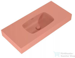 AREZZO design MABEL öntöttmárvány falra szerelhető mosdó 100 cm, matt terra pink AR-168867 (AR-168867)