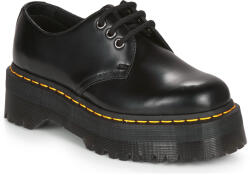 Dr. Martens Pantofi Derby Femei 1461 QUAD BLACK POLISHED SMOOTH Dr. Martens Negru 36