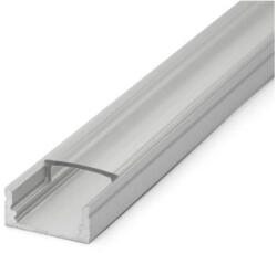 Phenom Falon kívüli alumínium led profil sín 17x8mm 2m (búra nélkül) 41010A2 (41010A2)