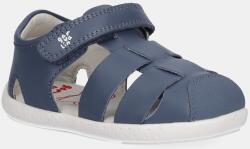 Garvalin gyerekszandál bőrből - kék 19