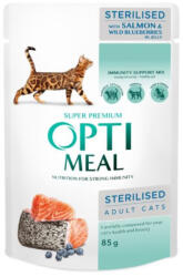 Optimeal lazac áfonyával sterilised zselében 12x85g