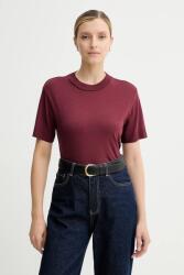 Calvin Klein t-shirt - burgundia XS
