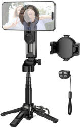 hoco. Live állvány mágneses és univerzális tartóval, vezeték nélküli távirányítóval, K27 PRO fekete