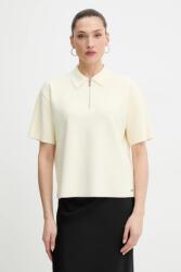 Calvin Klein poló - bézs M - answear - 39 890 Ft