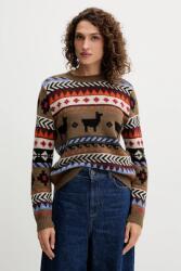 Max Mara pulóver alpaka gyapjú keverékből QUIRITE - barna M