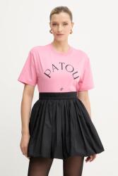 Patou pamut póló - rózsaszín M