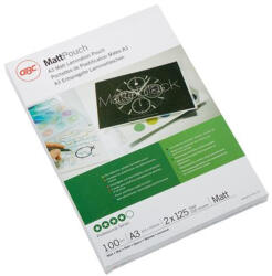 Gbc Meleglamináló fólia, 125 mikron, A3, matt, GBC (3747235) - mystock