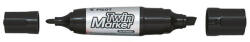 Pilot Alkoholos marker, 4/4, 8-7 mm, kétvégű, PILOT "Twin Jumbo", fekete (MFN-15FB-B-BG) - mystock