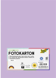  Dekorkarton, 2 oldalas, A4, 300 g, 50 lap, FOLIA, halvány orgonalila (614/50 31)