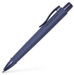 Faber-Castell Golyóstoll, 0, 7 mm, nyomógombos tolltest, kék alkonyat tolltest, FABER-CASTELL "Poly Ball Urban", kék (241111) - mystock