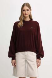 ROTATE gyapjú pulóver - burgundia M